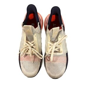 Adidas Men’s Boost Sneakers Coral and Beige